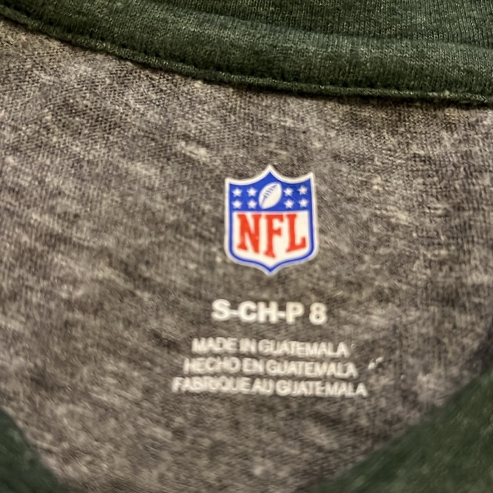 NFL New York Jets Long Sleeve Tee Green and Gray- super soft - Picture 2 of 4